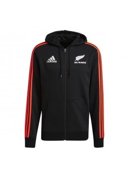 2021 All Blacks Rugby 3-Stripes Hoodie