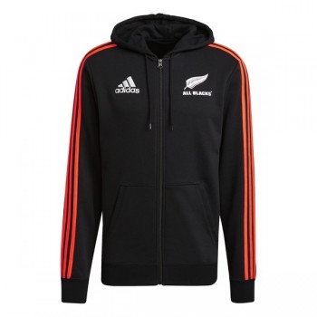 2021 All Blacks Rugby 3-Stripes Hoodie