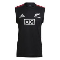 2021 All Blacks Rugby Primeblue Performance Singlet Black