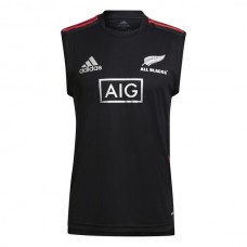 2021 All Blacks Rugby Primeblue Performance Singlet Black