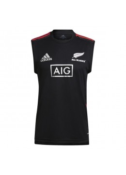 2021 All Blacks Rugby Primeblue Performance Singlet Black
