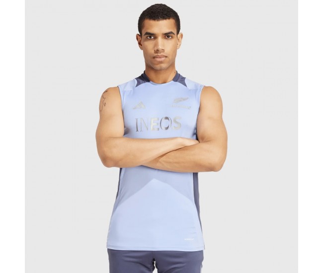 2024 All Blacks Rugby Mens Blue Singlet 2024 All Blacks Rugby Mens Blue Singlet