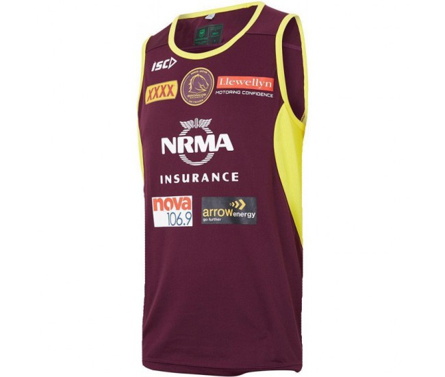 Brisbane Broncos 2018 Men's Training Singlet Brisbane Broncos 2018 Men's Training Singlet