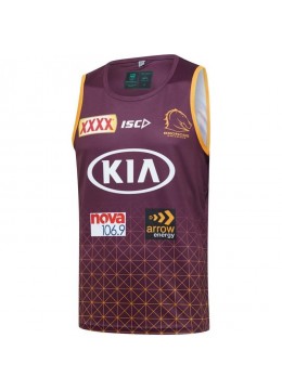 Brisbane Broncos 2020 Men's Training Singlet