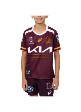 2025 Brisbane Broncos Rugby Kids Home Jersey