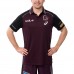 2025 Brisbane Broncos Rugby Mens Maroon Training Polo