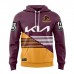 2024 Brisbane Broncos Rugby Mens Team Hoodie
