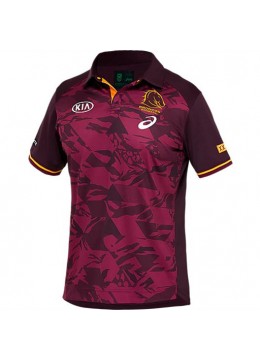 Brisbane Broncos Training Polo Shirt 2021