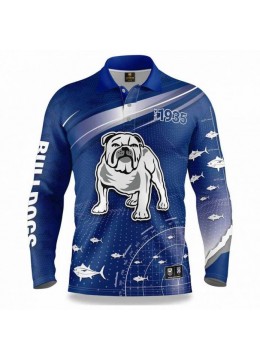 2022 Canterbury-Bankstown Bulldogs Men's Fishfinder Fishing Shirt
