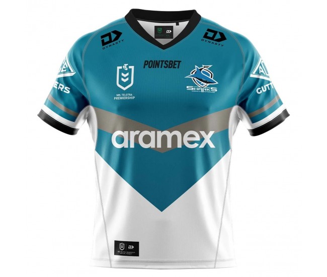2022 Cronulla Sharks Rugby Mens Heritage Jersey 2022 Cronulla Sharks Rugby Mens Heritage Jersey