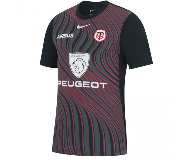 23-24 Stade Toulousain Rugby Mens Pre-Match Third Jersey 23-24 Stade Toulousain Rugby Mens Pre-Match Third Jersey