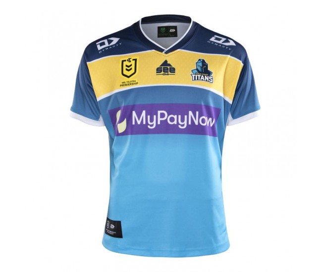 2022 Gold Coast Titans Rugby Men's Home Jersey 2022 Gold Coast Titans Rugby Men's Home Jersey