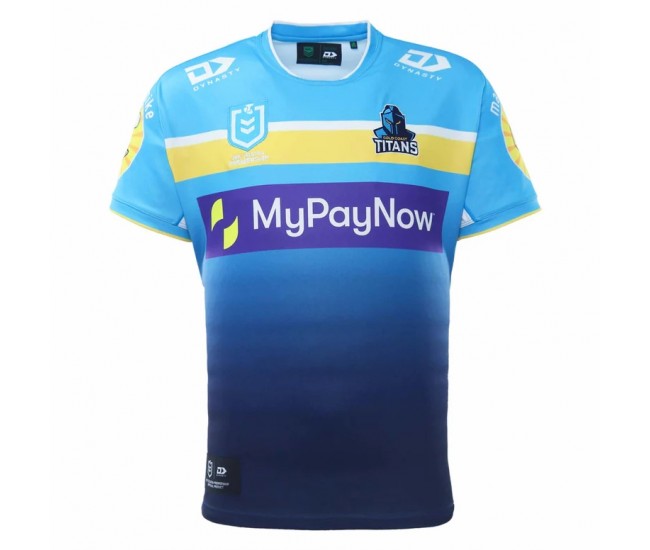 2023 Gold Coast Titans Rugby Men's Home Jersey