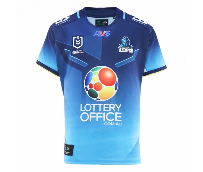 2025 Gold Coast Titans Rugby Men's Home Jersey 2025 Gold Coast Titans Rugby Men's Home Jersey
