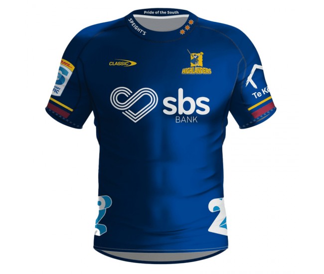 2024 Highlanders Rugby Mens Home Jersey 2024 Highlanders Rugby Mens Home Jersey