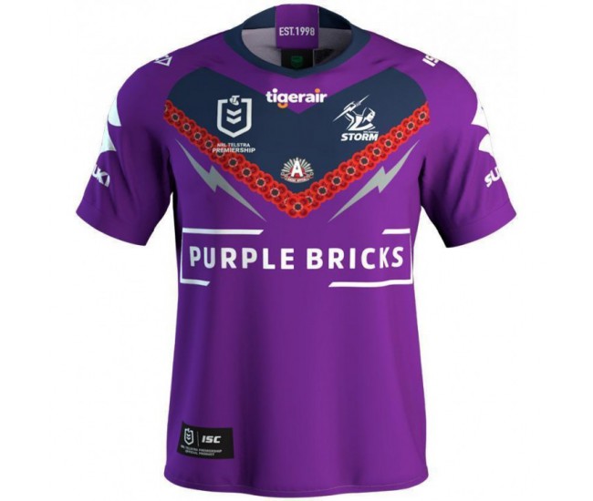 Melbourne Storm 2019 Men's Commemorative Jersey Melbourne Storm 2019 Men's Commemorative Jersey