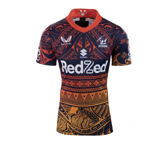 2022 Melbourne Storm Rugby Mens Multicultural Training Jersey 2022 Melbourne Storm Rugby Mens Multicultural Training Jersey