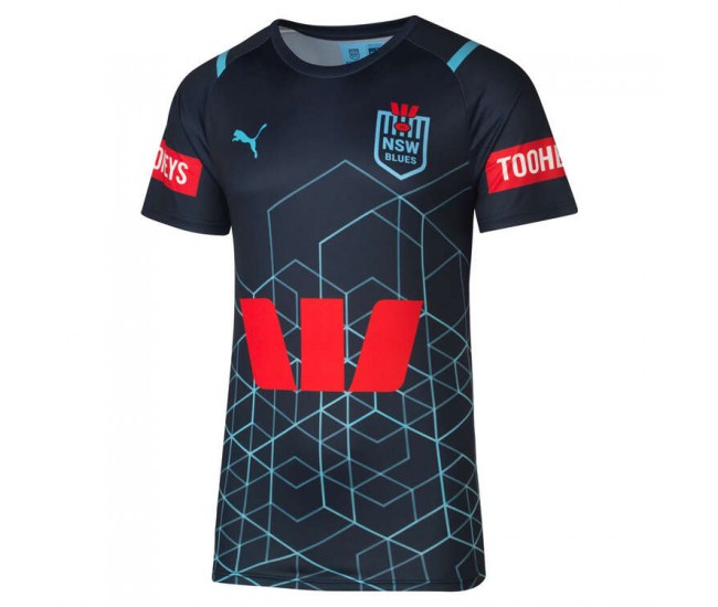 2024 NSW Blues State of Origin Rugby Mens Training Tee 2024 NSW Blues State of Origin Rugby Mens Training Tee