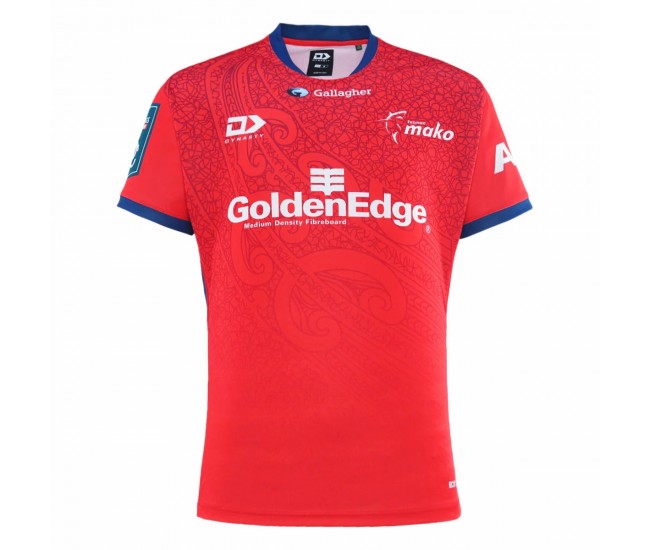 2024 Tasman Mako Rugby Mens Home Jersey 2024 Tasman Mako Rugby Mens Home Jersey