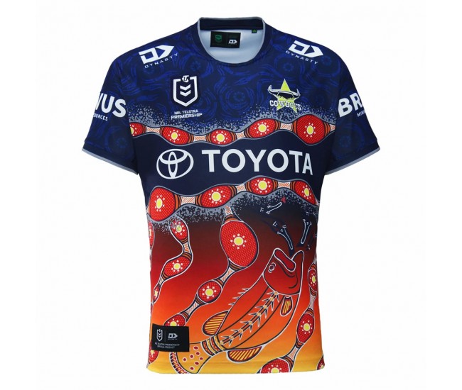 2024 North Queensland Cowboys Rugby Men's Indigenous Jersey 2024 North Queensland Cowboys Rugby Men's Indigenous Jersey