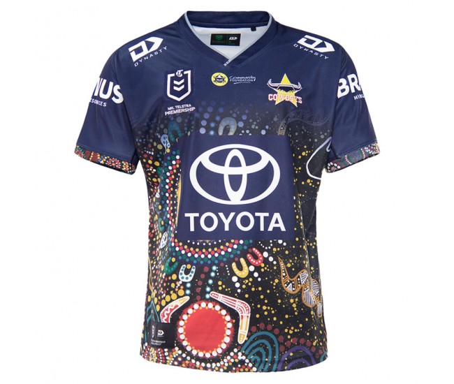 2021 Dynasty North Queensland Cowboys Men's Indigenous Jersey 2021 Dynasty North Queensland Cowboys Men's Indigenous Jersey