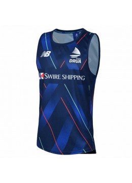 2025 Fiji Drua Rugby Men's Blue Training Singlet