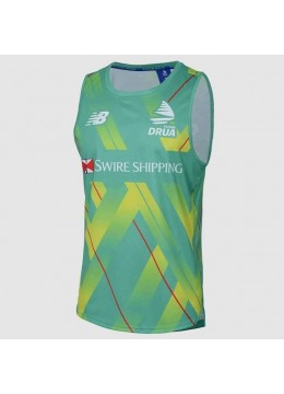 2025 Fiji Drua Rugby Men's Green Training Singlet