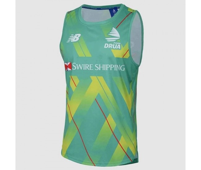 2025 Fiji Drua Rugby Men's Green Training Singlet