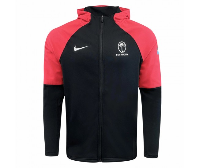 2023 Fiji Rugby Mens Full Zip Training Hoodie 2023 Fiji Rugby Mens Full Zip Training Hoodie