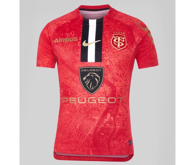 2021-22 Toulouse Rugby Champions Cup-x Ernest Wallon Jersey