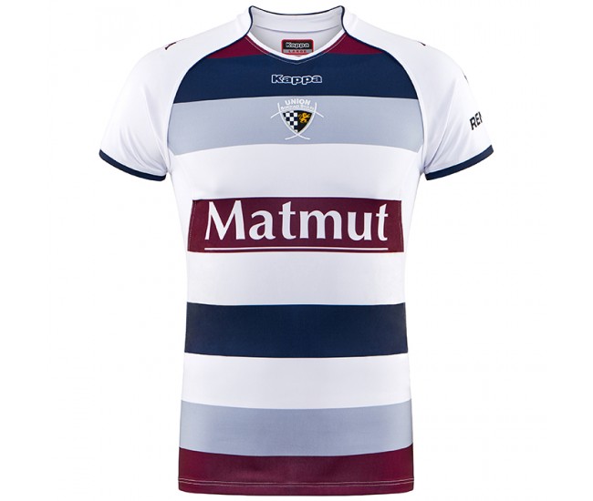 Union Bordeaux Begles 17/18 HOME WHITE/BLUE/BORDEAUX JERSEY Union Bordeaux Begles 17/18 HOME WHITE/BLUE/BORDEAUX JERSEY