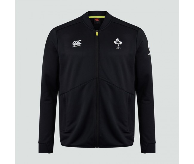 Canterbury Ireland IRFU Mens Track Jacket Black 2020