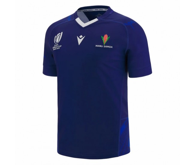 Macron 2023 Samoa Rugby World Cup Mens Home Jersey