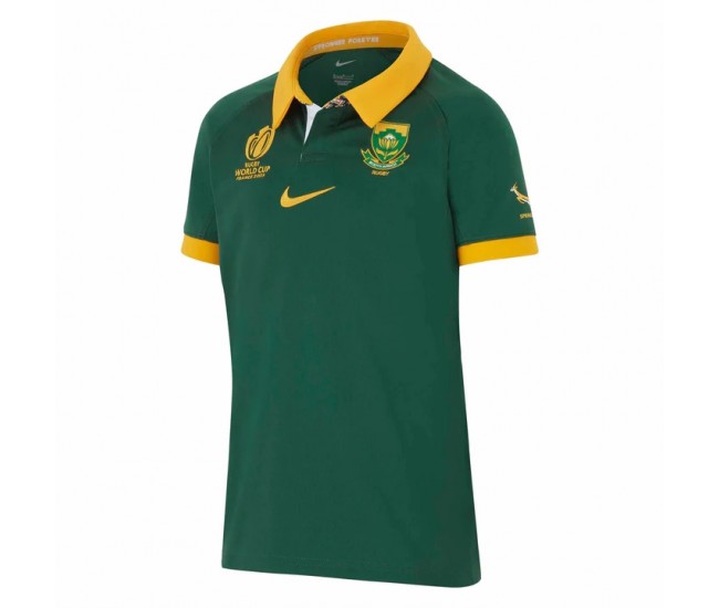 RWC 2023 Springboks Rugby Mens Home Jersey RWC 2023 Springboks Rugby Mens Home Jersey