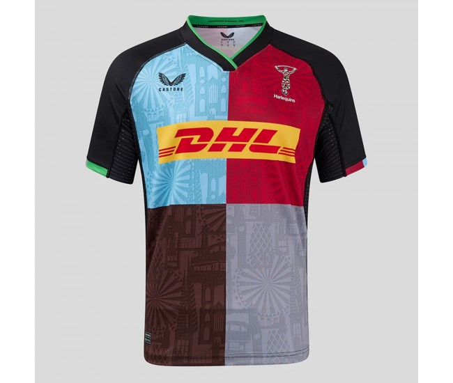 2024 Harlequins Rugby Mens Home Jersey 2024 Harlequins Rugby Mens Home Jersey