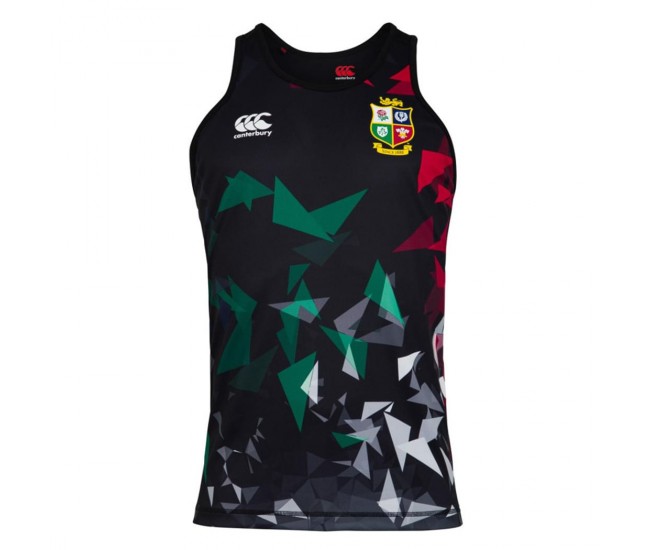 CCC 2021 British And Irish Lions Mens Black Singlet CCC 2021 British And Irish Lions Mens Black Singlet