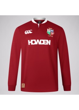2025 British And Irish Lions Rugby Long Sleeve Red Jersey