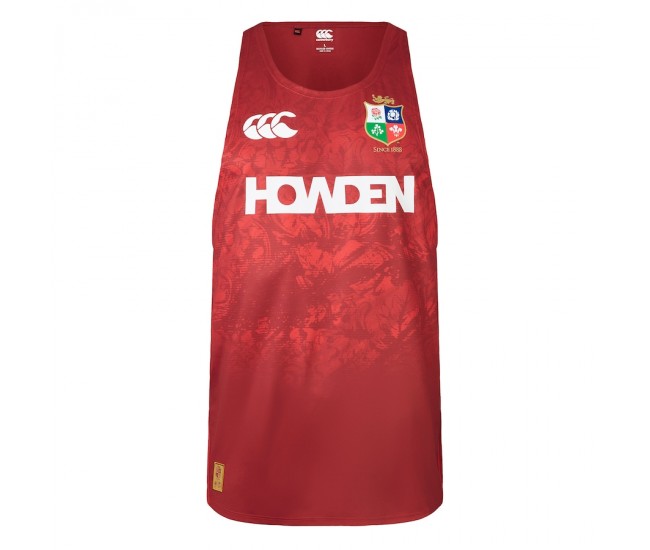 2025 British And Irish Lions Rugby Mens Red Singlet