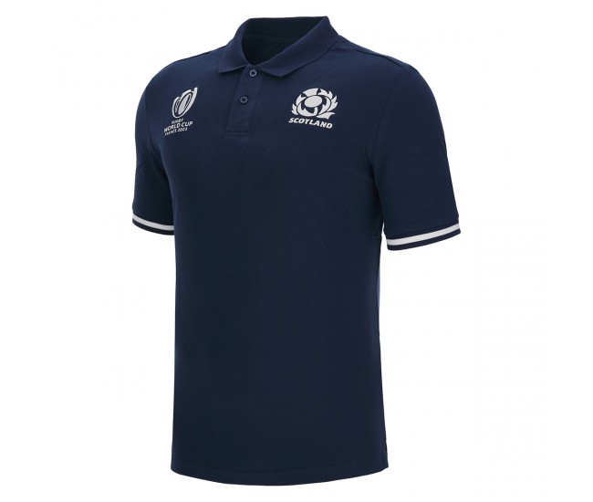 RWC 2023 Scotland Rugby Mens Polo Shirt RWC 2023 Scotland Rugby Mens Polo Shirt