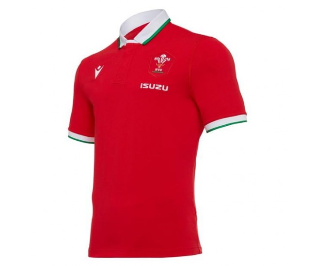 2021 Macron Wales Rugby Home Classic Jersey