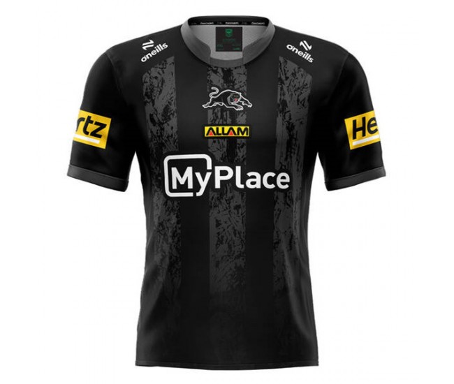2025 Penrith Panthers Rugby Men's Dark Training Jersey 2025 Penrith Panthers Rugby Men's Dark Training Jersey