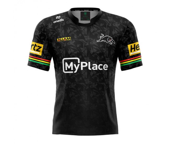 2024 Penrith Panthers Rugby Mens Dark Training Jersey 2024 Penrith Panthers Rugby Mens Dark Training Jersey