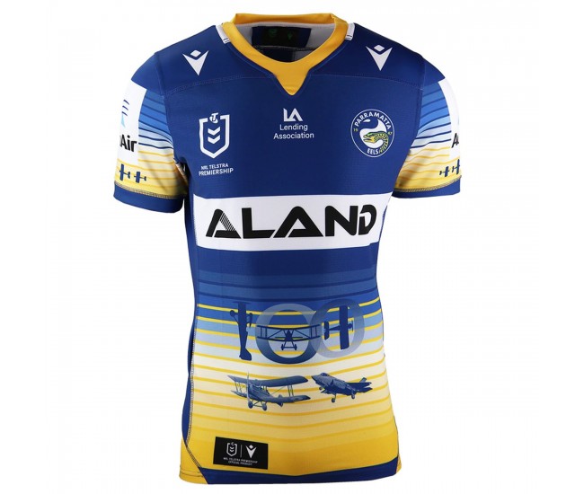 2021 Macron Parramatta Eels Mens Anzac Jersey
