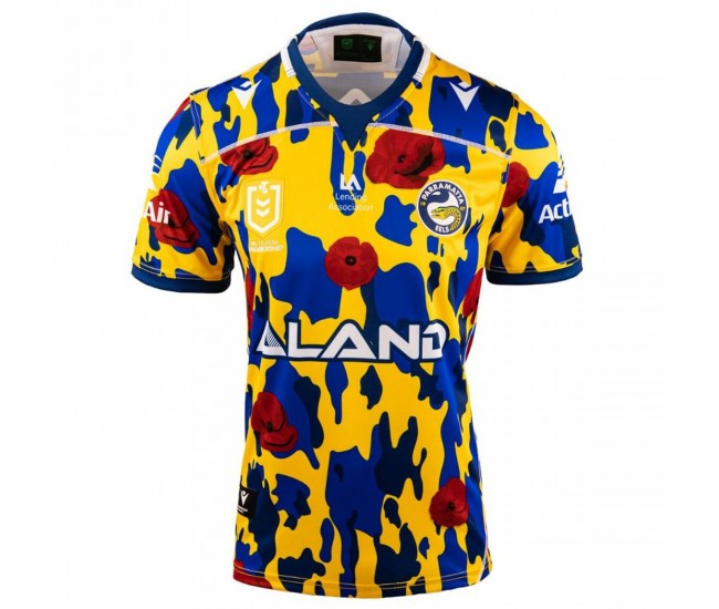 2021 Parramatta Eels Rugby Mens Anzac Jersey 2021 Parramatta Eels Rugby Mens Anzac Jersey