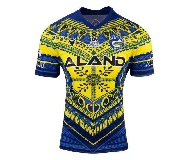 2023 Parramatta Eels Rugby Mens Pasifika Training Jersey 2023 Parramatta Eels Rugby Mens Pasifika Training Jersey