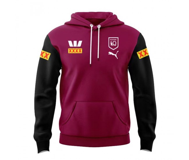 2024 QLD Maroons Rugby Mens Team Hoodie 2024 QLD Maroons Rugby Mens Team Hoodie