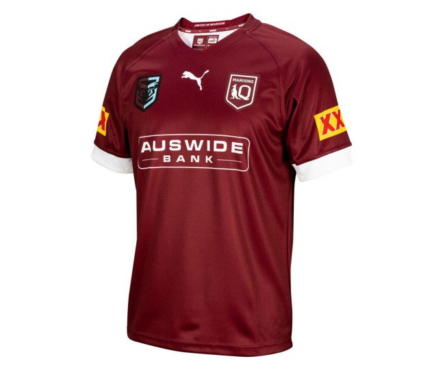 NRL 2021 QLD Maroons State of Origin Mens Home Jersey
