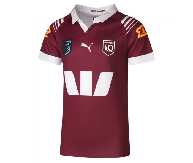 2024 QLD Maroons State of Origin Rugby Mens Home Jersey 2024 QLD Maroons State of Origin Rugby Mens Home Jersey