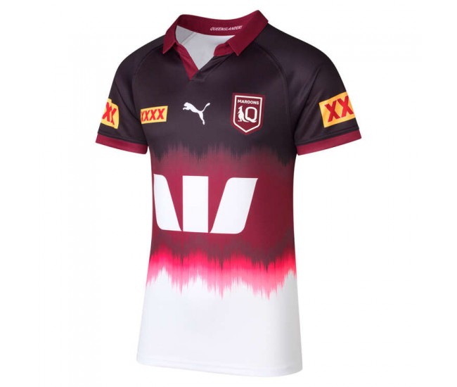 2024 QLD Maroons State of Origin Rugby Mens Training Jersey