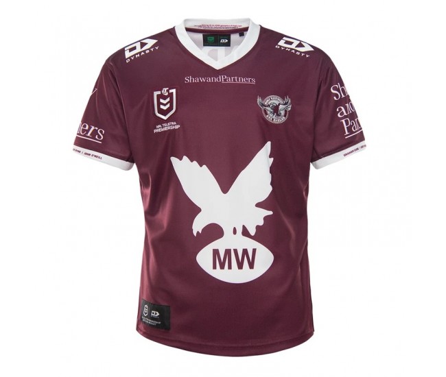 NRL 2021 Manly Warringah Sea Eagles Men's Heritage Jersey NRL 2021 Manly Warringah Sea Eagles Men's Heritage Jersey